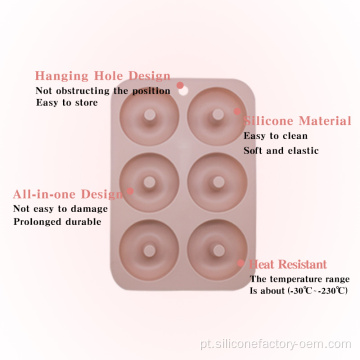 Ferramenta de assadeira de silicone molde de chocolate de bolo de silicone